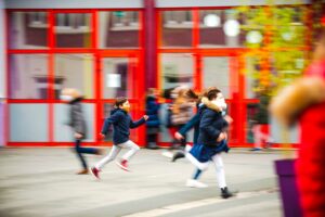 École Saint Jo Arras la cours de récréation